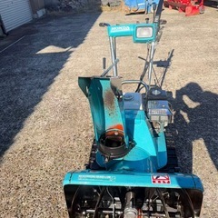 富山県高岡　ホンダ小型除雪機HS555セル付き　雪丸　実働品　の画像