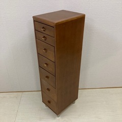 商談中7段チェスト　収納　スリムの画像