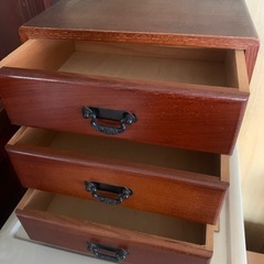 木製3段収納ボックスの画像