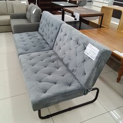 ★リユースのサカイ日立店★HJ8417 LowYA 3人掛けソファ グレー H37～73×D73～95×W179 クリーニング済み の画像