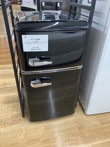 【安心1年保証付き】IRISOHYAMA 2ドア冷蔵庫　PRR-082D-B 2024年製