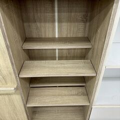 ★リユースのサカイ高崎店★TJ13462  棚 ベージュ H90×D32.5×W90 クリーニング済みの画像