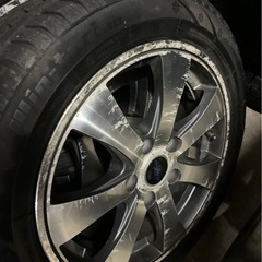 スタッドレスタイヤ　ホイル付き　ワンシーズン使用の画像