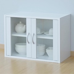 コンパクト食器棚の画像