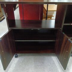 【ジ621】バタフライ　カウンターワゴン（新品・当店組立）の画像