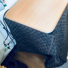 美品　ダイニングコタツ 布団付 試運転のみ 滝口木材 パーソナル 1人用 椅子で使えるの画像