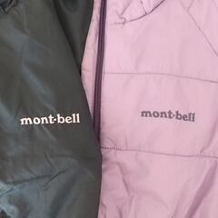【12/7お引取予定】150 モンベル　リバーシブル　中綿　ジャケットの画像