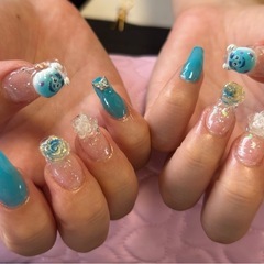 ネイルチップ装着します💅の画像