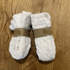 もこもこ靴下2足の画像