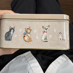 KALDI 空き缶 猫の画像