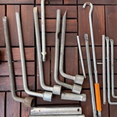 トヨタ純正　パンタグラフジャッキタイヤ修理キット金具セット　MAX 1000kgの画像