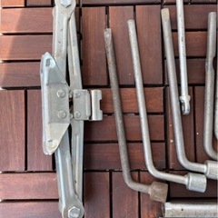 トヨタ純正　パンタグラフジャッキタイヤ修理キット金具セット　MAX 1000kgの画像