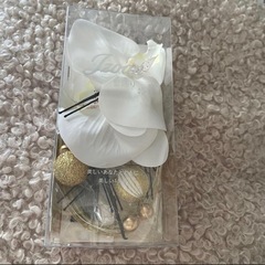 胡蝶蘭　髪飾り　和装　ウェディングの画像