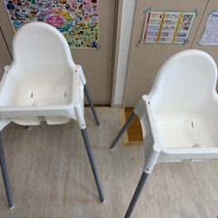 IKEA アンティロープ キッズチェア 2脚セットの画像