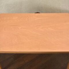 ≪zyt1430ジ限-中≫ nitori/ニトリ ダイニングテーブル LBR/ライトブラウン シンプル リユースストレージ仙台 60322-06の画像