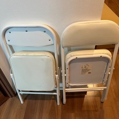 【中古】折りたたみミニチェア2台の画像