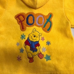 くまのプーさん　ダッフルコート　サイズ95の画像