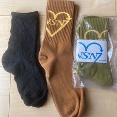 女性用靴下3足セットの画像