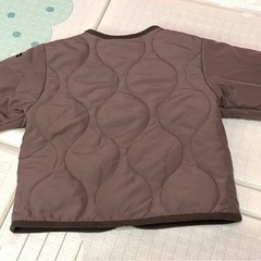 Petite main プチマイン キルティングジャケット 90cmの画像