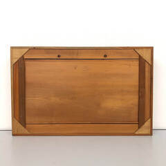 ss8011　木製 レリーフ 馬 幅69cm 額装 木彫り 彫刻 動物 「清？」刀 壁掛け インテリア ウッドレリーフ 中古の画像