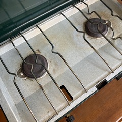 M2511-418 SOTO ツーバーナー コンロ アウトドア ガス 折りたたみ式 防風付き 動作未確認の為ジャンク品 現状渡し キズ汚れ有りの画像