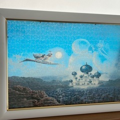 【フレーム付き！】ディズニー　アラジン　クリア　パズルの画像