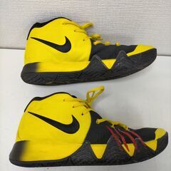 【送料無料】 NIKE KYRIE2 カイリー2 バッシュ バスケットボールシューズ メンズ 黄黒 赤 人気モデル スニーカー　251127-2Tの画像