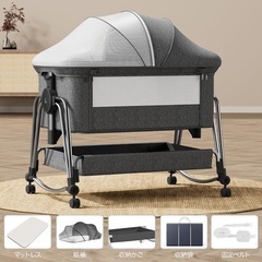 (美品)添い寝ベビーベッドの画像