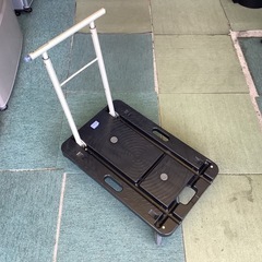 【リサイクルサービス八光】幅39㎝　ナンシン(Nansin) 樹脂台車 折りたたみ式/100kg CC-211の画像