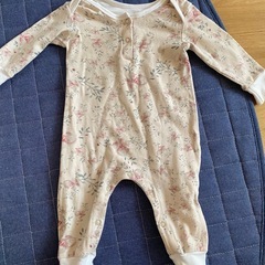 70 カバーオール　長袖ロンパースの画像