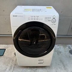 大人気ドラム🉐02★2022年製美品★シャープ　ドラム式洗濯機　7KG 熱乾燥　一人暮らしの画像