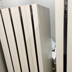 【美品】ＩＫＥＡ/イケア LAGKAPTEN/ラグカプテン・ADILS/オディリス：テーブル140x60 cm ホワイト/ホワイト（394.171.54）の画像