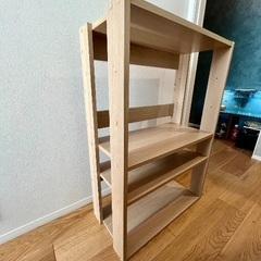 本棚　シェルフ　シンプル　おもちゃ棚　オシャレ　一人暮らしの画像