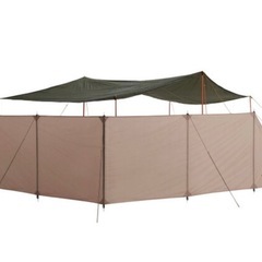 ウィンドスクリーン 陣幕 風よけ キャンプ 焚き火 LOGOS ロゴス   の画像