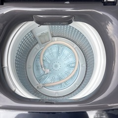 Haier ハイアール 全自動電気洗濯機 洗濯機 単身用 5.5kg JW-U55LK ブラックの画像