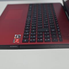 中古良品ノートパソコン NEC N1555/A Windows11+office AMD Ryzen 5 4500U/メモリ8GB/爆速SSD256GB/15.6インチ/WEBカメラ/DVDマルチ/無線の画像