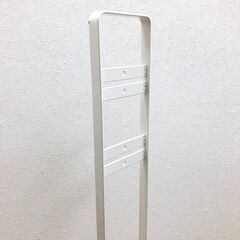 ss8021　Yamazaki tower コードレスクリーナースタンド ホワイト スチール製 掃除機スタンド 白 ダイソン クリーナーラック 山崎実業 タワー コードレスクリーナースタンド 中古の画像
