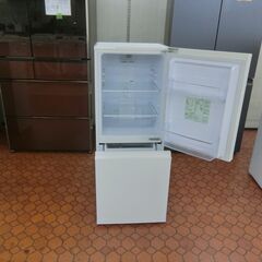 ID：243633　無印良品２ドア　126L　２０２０年製　ボトルBOX割れあり　MJ-R13Aの画像