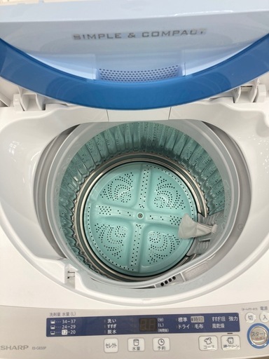 【トレファク高槻店】安心の6ヶ月間保証！取りに来られる方限定！SHARP（シャープ）の全自動洗濯機のご紹介です！