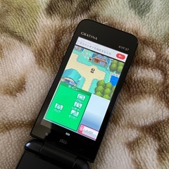 SIMロックなし ワンセグ対応 ガラホ　GRATINA KYF37 の画像