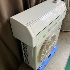取付込、保証付、パナソニック2021年2.2KW6畳用の画像