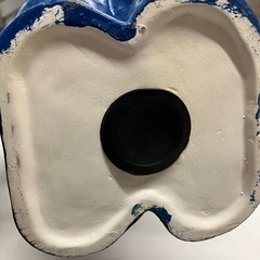 ロ 2511-678 珍獣 牛豚の陶器製貯金箱 中古の画像