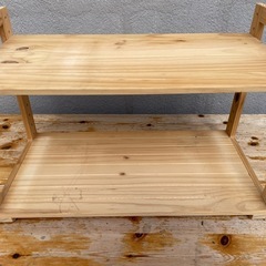 ※取引中※ 木製　棚　ナチュラの画像