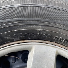 ‼️お問い合わせが多い為一旦止めます｡ハイエースについてた純正ホイールタイヤセット‼️の画像