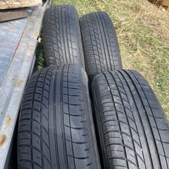 ‼️お問い合わせが多い為一旦止めます｡ハイエースについてた純正ホイールタイヤセット‼️の画像