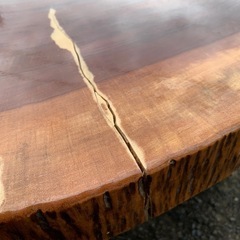 【店頭販売】無垢一枚板　テーブル　机　座卓　ちゃぶ台【問い合わせ不要】の画像