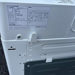 ニトリ 全自動洗濯機 6kg 2023年製 美品 NTR60 の画像