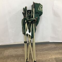 Coleman/コールマン アームチェアII グリーン 折り畳み ケース付 キャンプ アウトドア 25k菊の画像