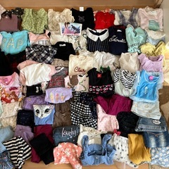 【お譲り済】 120 女の子 大量まとめ売りの画像