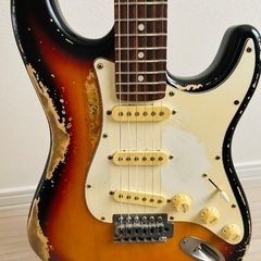 Vintage Reproduction Relic Custom Vintage 3ToneSunburst Stratocaster レリック ＆ エイジド VintageCapa VintageWierの画像